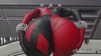 Play Harley Quinn makes her fat ass shake