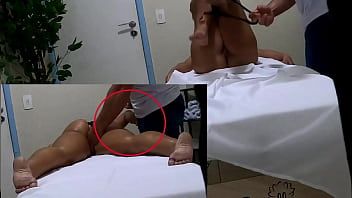Play I took off my client's panties and she grabbed my dick