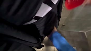 Play My gym partner and I were horny and we ended up masturbating in the gym bathroom.