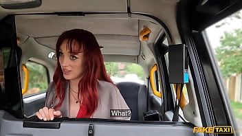 Play Fake Taxi - slim French redhead in a hurry can barely fit a huge Italian cock inside her tight pussy