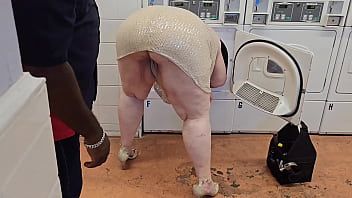 Play The service technician arrived to repair the machines, but he thought servicing me was a better idea