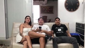 Play I fuck my best friend's girlfriend's pussy while he talks on the phone
