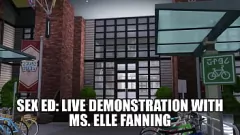 Play Celebrity Hentai: Elle Fanning's School Demo