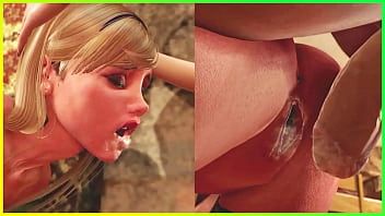 Play 3D Shemale Aunt and her Son fucked Sister in all Holes and CUM in Pussy and Mouth - Hot Futanari Animated Sex