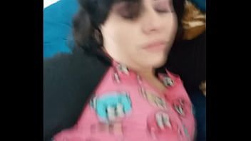 Play My cousin asks me to fuck her with her favorite pajamas, she asks me to please