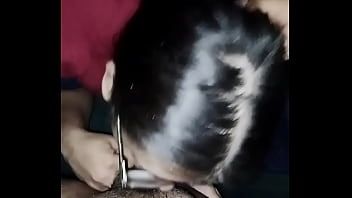 Play Wife gives blowjob and swallows everything to the last drop